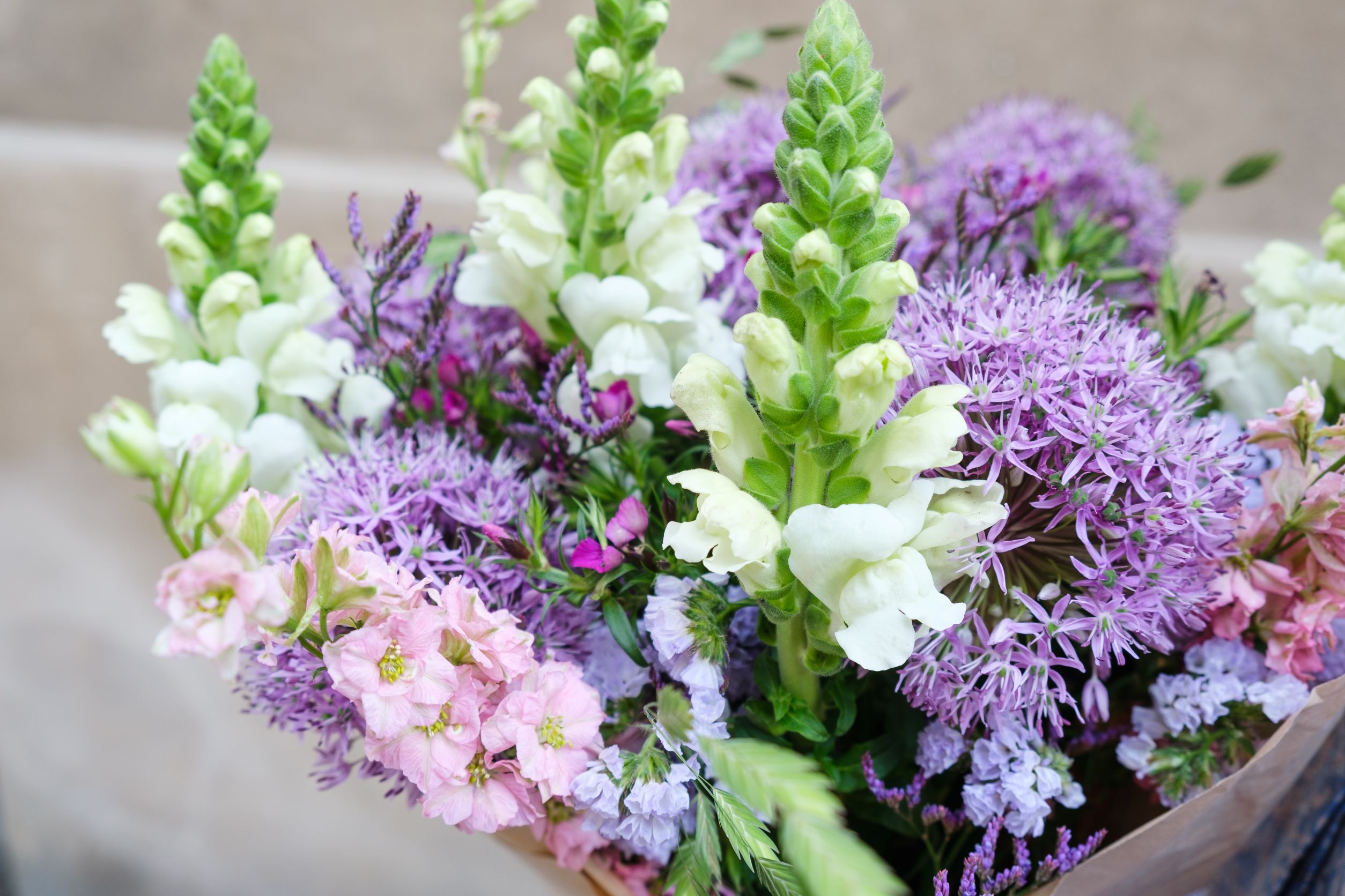 Tak for dig blomster