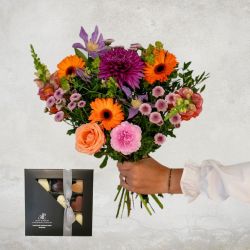 Send en farverig blomsterbuket til dem, du holder af