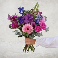 Lilla hortensia buket. Giv en buket til en du holder af