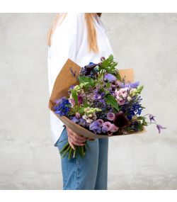 Trendy lilla buket